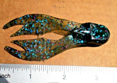 10ct WATERMELON CANDY 3.5'' Super JIG CHUNKS Bass Fishing Baits Jigs Trailers 