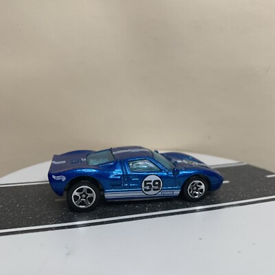 1999 Hot Wheels #921 First Editions 16/26 FORD GT-40 Blue w/Chrome