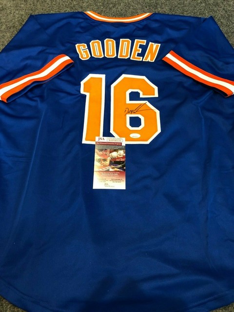 dwight gooden signed jersey