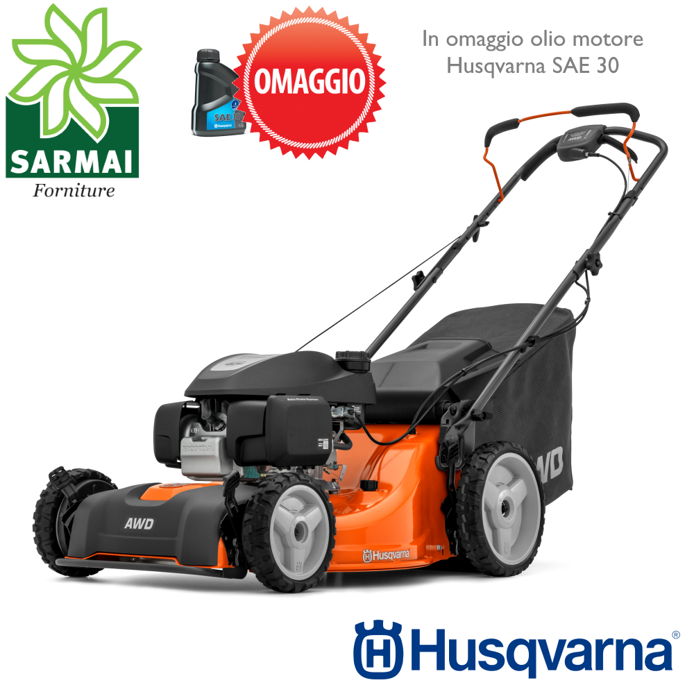 Rasaerba a scoppio HUSQVARNA LC 353 AWD tagliaerba tosaerba a trazione integrale