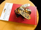 Michael Healy Premium Solid Brass BUMBLE BEE Door Knocker 4"x4"x2" Same day ship