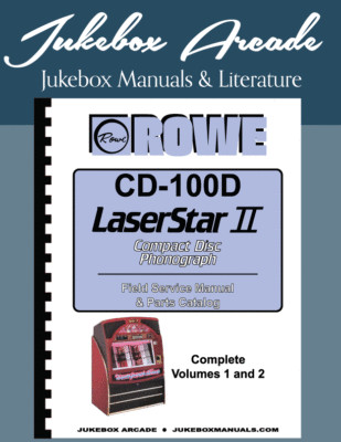 Rowe CD-100D Laser Star II Service Manual and Parts Catalog With