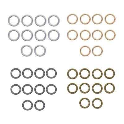 28 mm Kreis Ringe Karabinerhaken für Tasche Schlüsselanhänger rund Karabiner 10 Stück