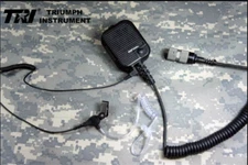 TRI THALES Microphone Volume Control Air Duct Earphones PRC152 148 US STOCK New