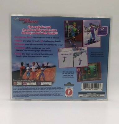 Jeu Barbie Super Sports PS1 – Édition Presse Promo Only – Boîtier Jewelcase, Français