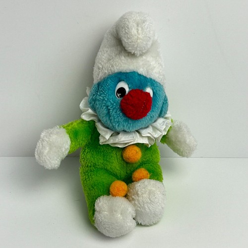Vintage The Smurfs Plush | Peyo 1981 1984 | GC | Papa / Clown / Devil - Photo 11/15