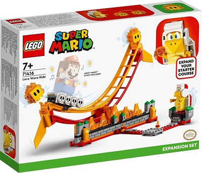 LEGO SUPER MARIO Lava Wave Ride EXPANSION SET Block Building Toy