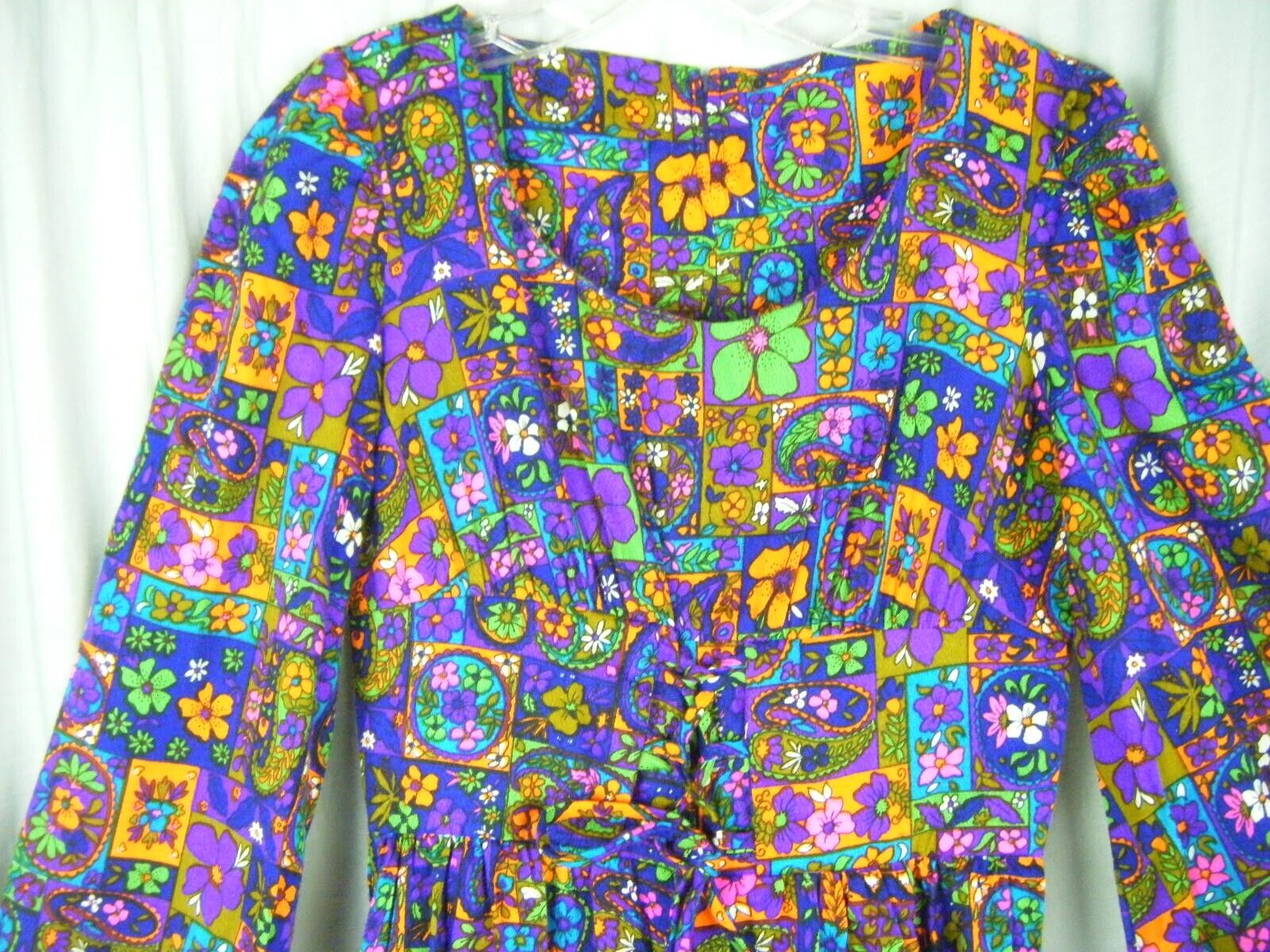 LELAND OF CALIFORNIA Vtg 60s Mod Psychedelic Prin… - image 2