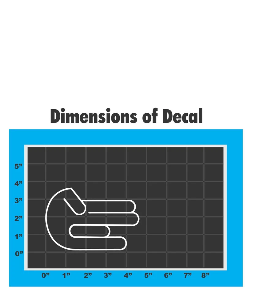 5" Shocker Sticker JDM Pair set of 2 racing import vinyl decal bumper car truck - Image 2 of 4