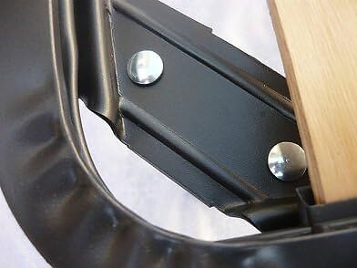 Set 4 Zampe Letto In Ferro 40cm - Con Bulloni E Tappi Antiscivolo, Per Reti Con Foro - Foto 7