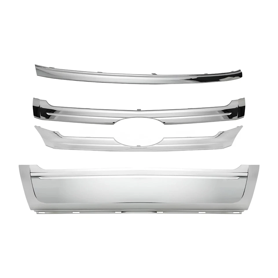 Front Bumper Cover Fascia & Grille Assembly Kit For 2011-2014 Ford Edge Foto 3 de 4