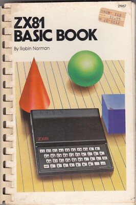 ZX81 Sinclair BASIC BOOK BY ROBIN MORMAN - Paperback Book | eBay