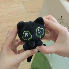 Cute Animal Pet Black Cat Plush Doll Stuffed Toy Anime Plushie Xmas Gift 10cm