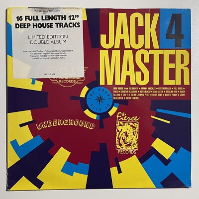 VARIOUS Jack Master 4  Doppel Vinyl LP 1989 WESTSIDE