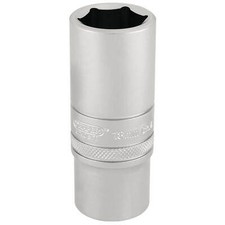 Image of Draper 3/8" Drive Satin Finish Deep Hexagon Socket Metric 18mm