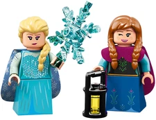 LEGO Disney Series 2 Elsa and Anna Frozen Minifigure Lot (71024) New Retired CMF