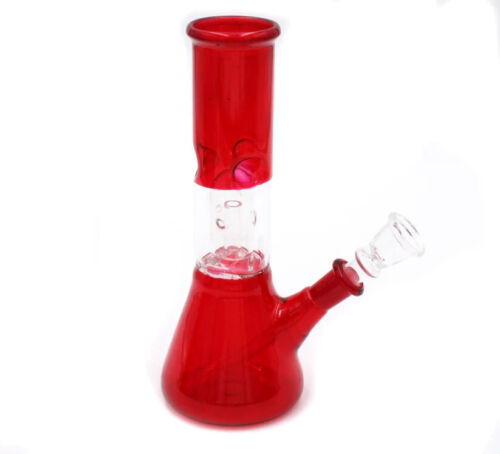 😍 8" FARBIGE GLAS WASSERPFEIFE MIT PERKOLATOR 😎 COOLE STRAIGHT NECK BONGS - Bild 7 von 19