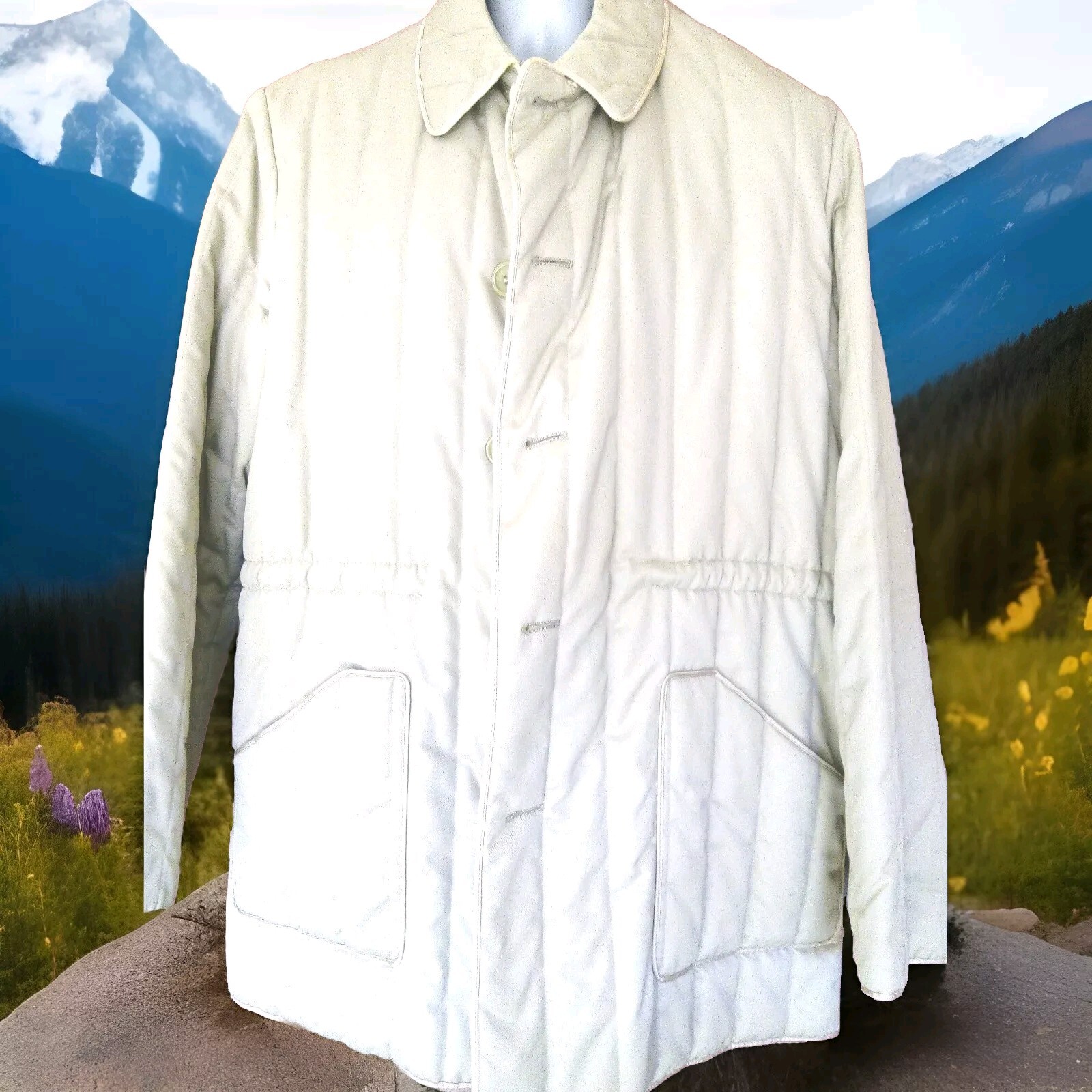 ALTRA NUOVO ALTRO CAPPOTTO SPORTIVO TRAPUNTATO AQUASCUTUM LEGGERO COLORE ORO DETTAGLIO FINITURE TAGLIA L