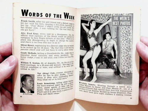 1956 January 12 JET Magazine Emmett Till Folk Song Joe Louis Boxing Wrestling - Picture 5 of 17