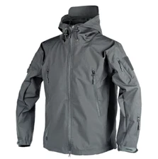 Mens Jacket Winter Warm Waterproof Hooded Combat Outdoor Tactical Coat Tops