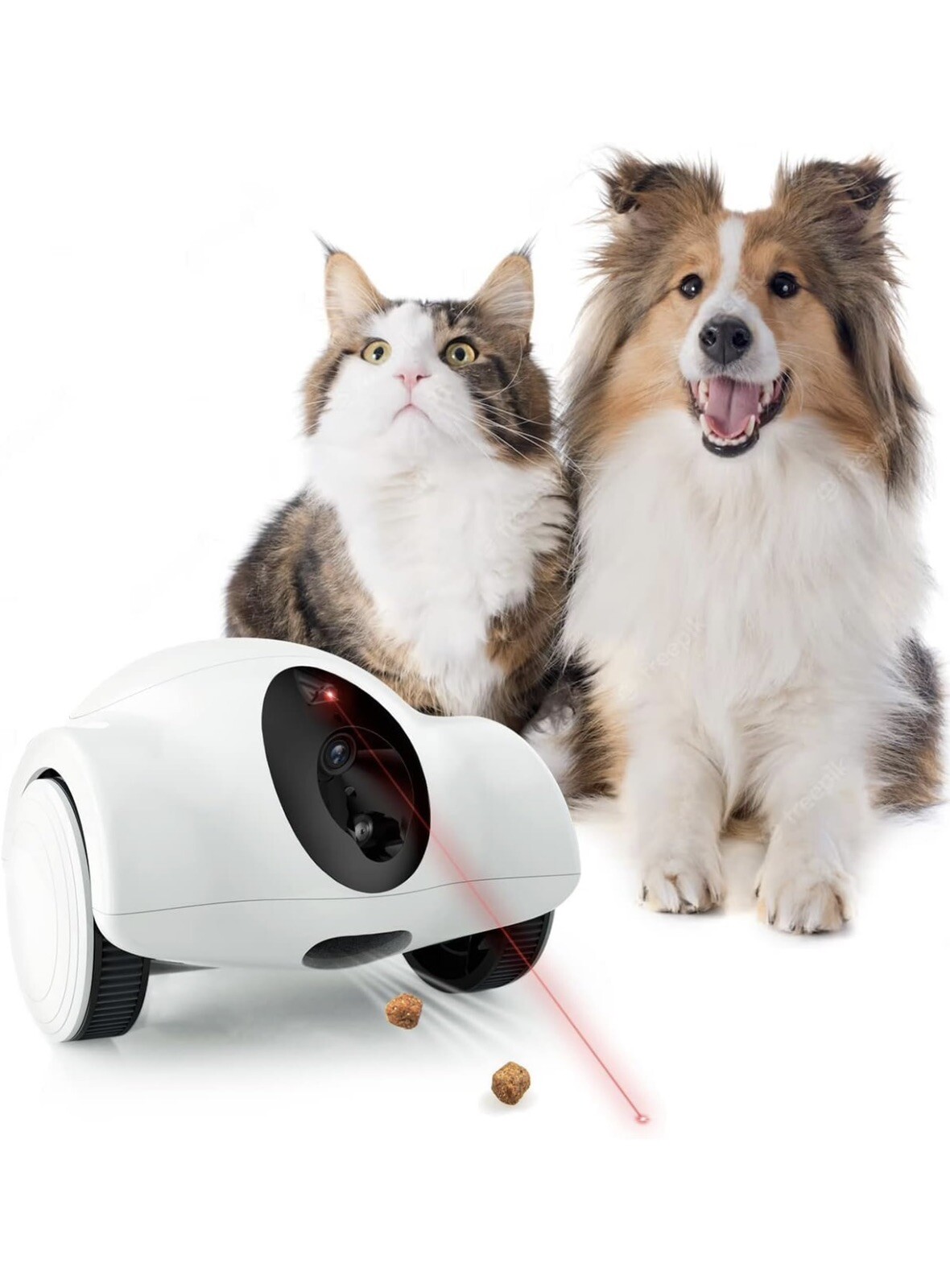 pet camera treat dispenser