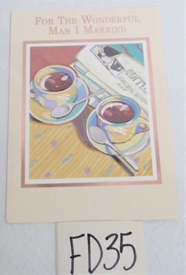 Father's Day Greeting Card for Husband Tender Thoughts