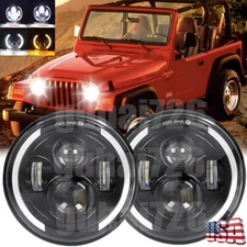 Newest 7-inch H6024 LED Headlights for Jeep Wrangler JK Unlimited JKU 2007-2018