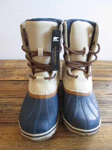 NEW Sorel Boots Women's 8.5 Slimpack II Lace Up Waterproof Leather NL3058-241 - Picture 2 of 10