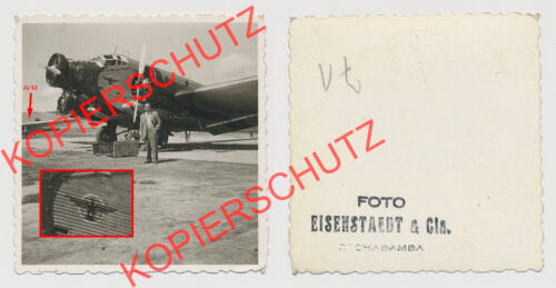 Junkers Ju52, Bolivien, Lloyd Aereo Boliviano, Südamerika, Flugzeug Foto, Emblem - Bild 1 von 1