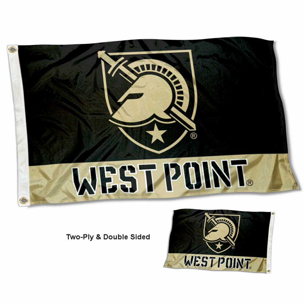 US Military Academy West Point Gartenflagge 48x30 Cm – Doppelseitig, 150D Polyester, Offiziell Lizenziert