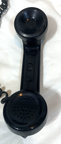 Cortelco #255400-VBA-20M Telefono da parete con pulsante ~ Nero ~ Da unità di lavoro - Foto 3 di 6