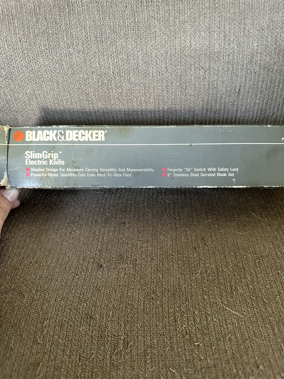 Black & Decker Electric Carving Knife Slim Grip Model EK100 (Open Box) eBay