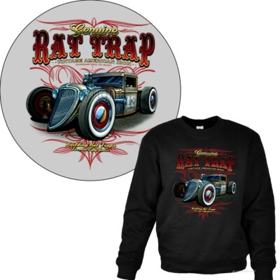 Oldtimer Sweatshirt Auto Speed Shop retro US-Car Hotrod Custom Garage *1132 bl