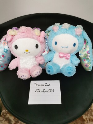 Sanrio Easter Plushies Cinnamoroll And My Melody 