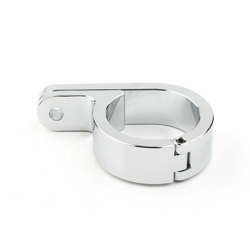 1.25" Universal Motorcycle Handlebar Mount Clamp Bracket 32mm Chrome For Harley - Picture 2 of 9
