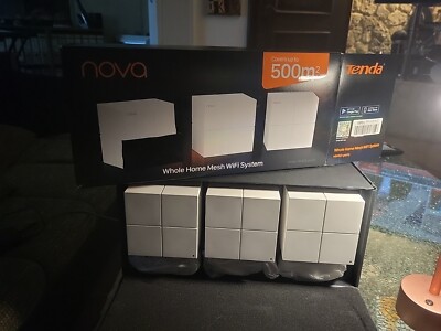 Tenda Nova MW6 Dual-Band Mesh WLAN Komplettlösung - 3 Stück - Weiss