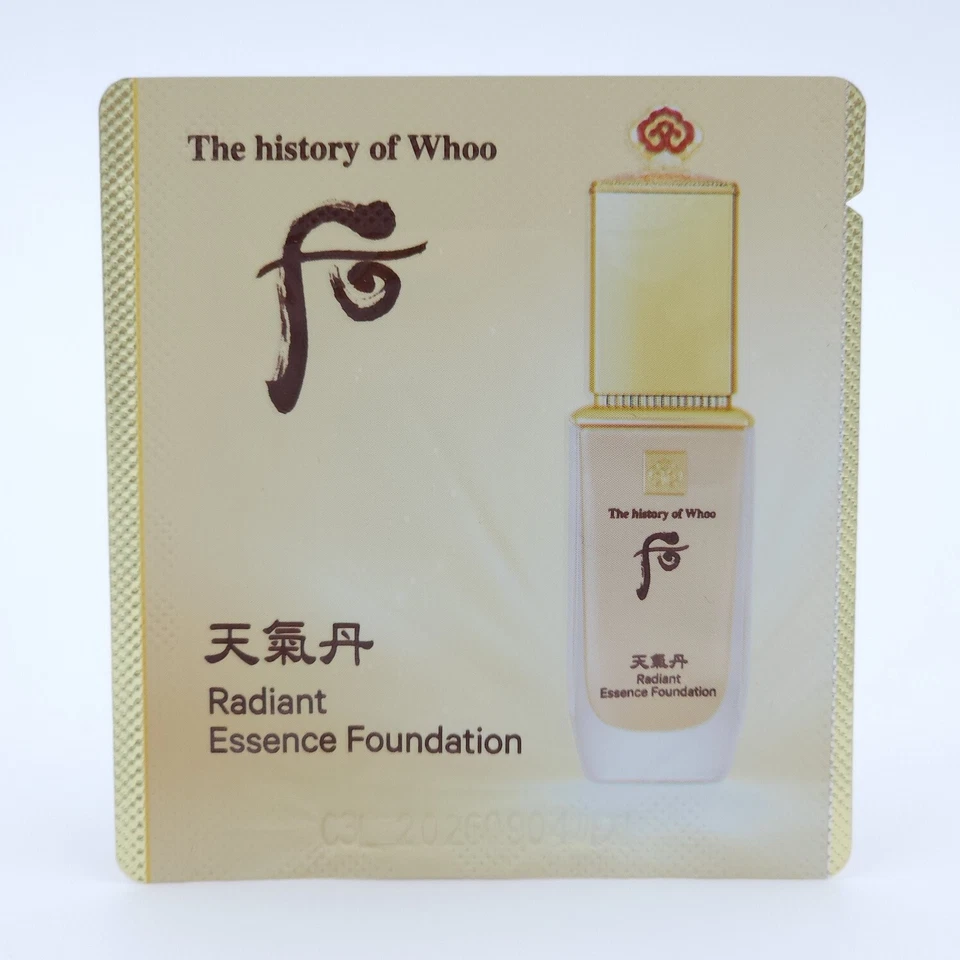 The history of Whoo Radiant Essence Foundation #No.21 Beige 1ml x 50pcs K-Beauty - Image 3 of 4
