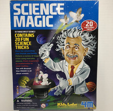 Science Magic Kit is it Magic or Science 20 Fun Science Tricks by Kidz Labs 4M