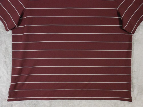 Croft Barrow Poloshirt Herren 2XL Kurzarm rot gestreift Freizeit - Bild 10 von 11