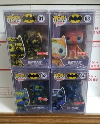 Funko Pop Batman Artist Series Target Exclusive Full Set Of 4 In Hard Stacks | eBay