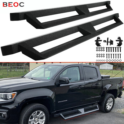 Fits 15-2024 Chevy Colorado/GMC Canyon Crew Cab Running Board Drop Step Nerf Bar