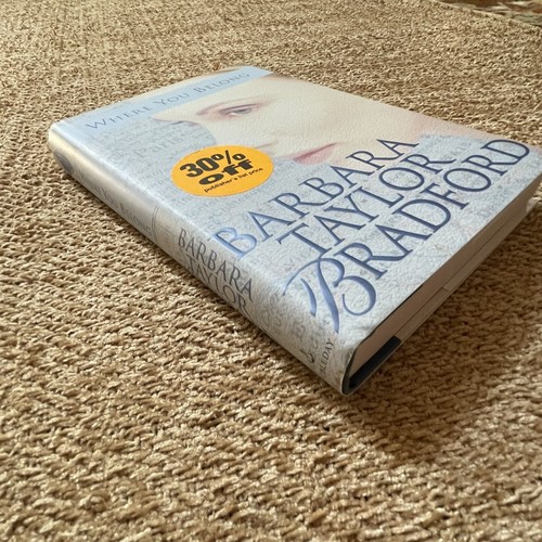 Where You Belong, By Barbara Taylor Bradford, Hardcover - Picture 7 of 8