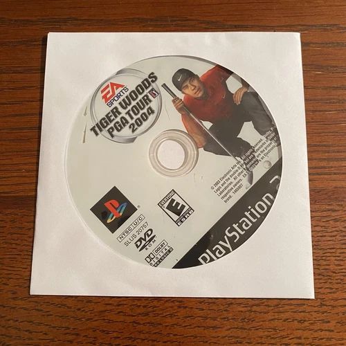 Tiger Woods PGA Tour 2004 (PlayStation 2, 2003) Disc Only, Tested, Working