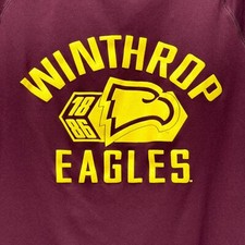 Champion Winthrop University Eagles SS T-Shirt Maroon/Gray Vapor Powertrain L