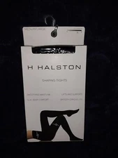 H Halston Women's Shaping Tights Size Medium/Large  (Black)