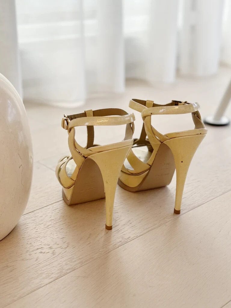 SAINT LAURENT Tribute Platform Sandali (TAGLIA 38 5)