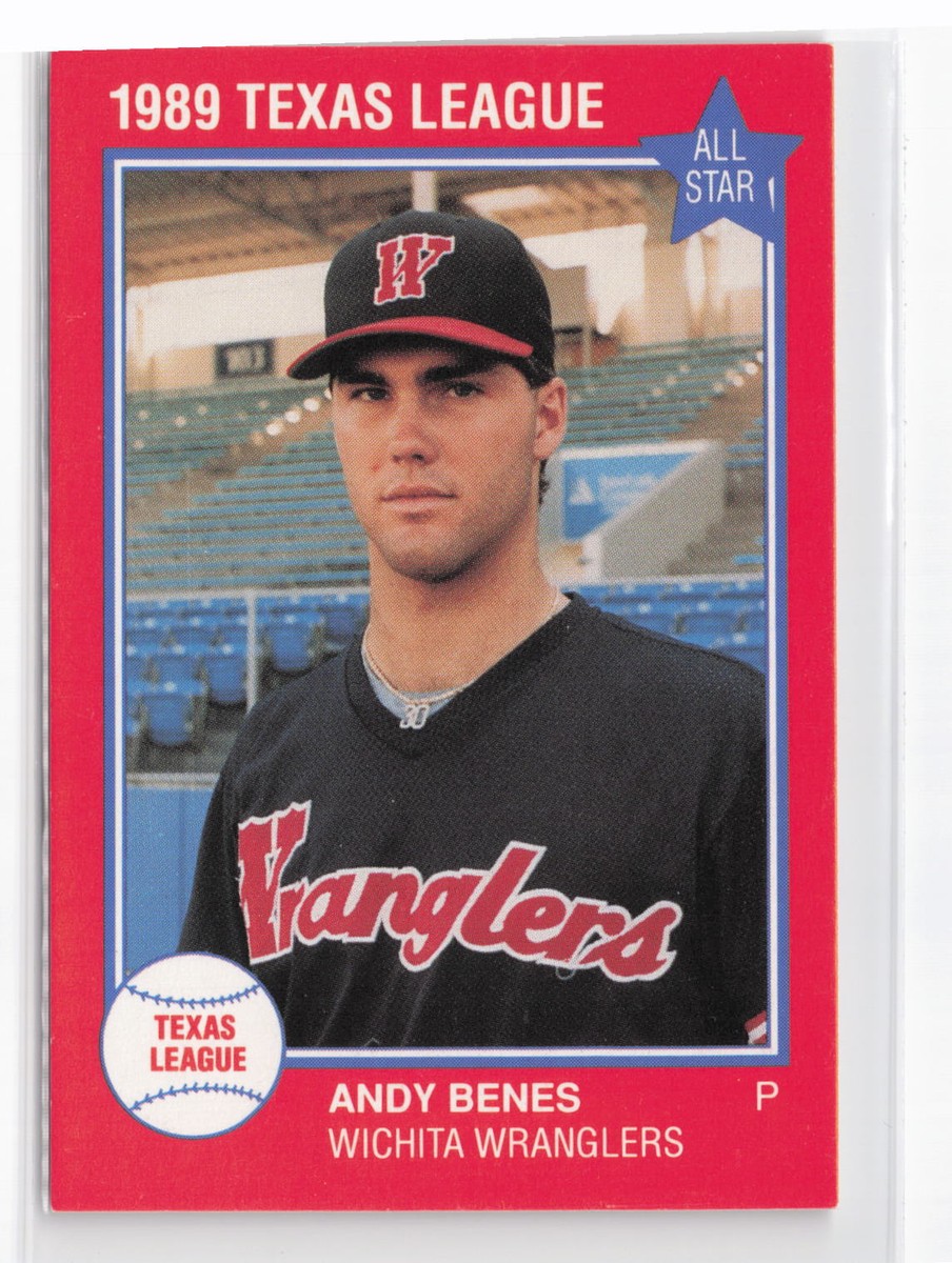 Andy Benes #10 1989 Grand Slam Texas League All-Stars Wichita