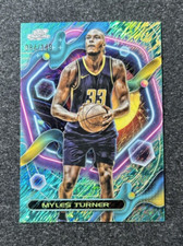 2023-24 Topps Cosmic Chrome Aqua Equinox /149 Myles Turner Indiana Pacers