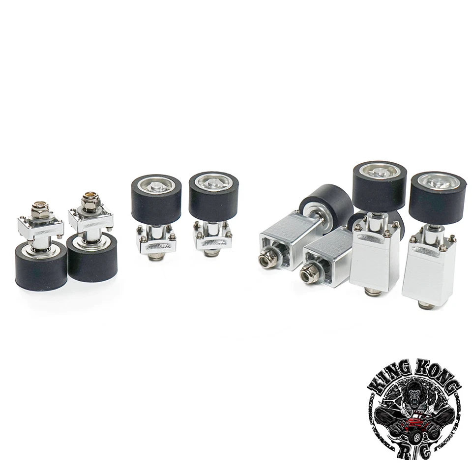 Fully Metal Tank Track Wheels Set for Tamiya 56020 1/16 Leopard 2 A6 R/C Tank - Image 3 of 4