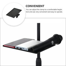 Mobile Phone Live Tripod Microphone Sound Card Tray Tube Clamp Work Stand